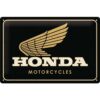 Honda Logo MC Gold - metalen bord