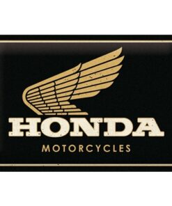 Honda Logo MC Gold - metalen bord