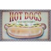 Hot dogs - metalen bord
