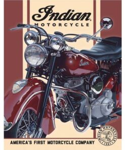 Indian - 1948 Chief - metalen bord