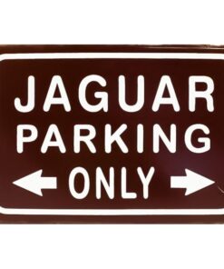 Jaguar Parking only - metalen bord