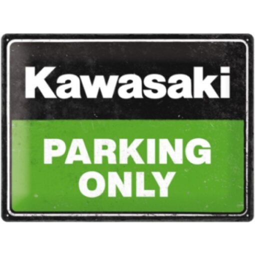 Kawasaki Parking - metalen bord