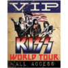 Kiss Worldtour - metalen bord