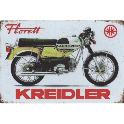 Kreidler Florett - metalen bord