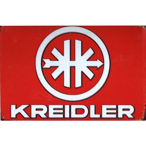 Kreidler Logo - metalen bord