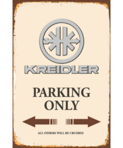 Kreidler Parking only - metalen bord