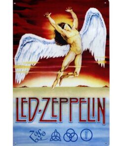 Led Zeppelin Swan Song - metalen bord