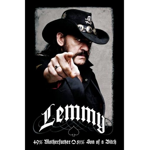 Lemmy - metalen bord