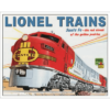 Lionel trains Santa Fe - metalen bord