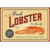 Lobster Fresh - metalen bord
