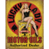 Lucky Lady Oil - metalen bord