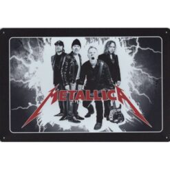 Metallica - metalen bord