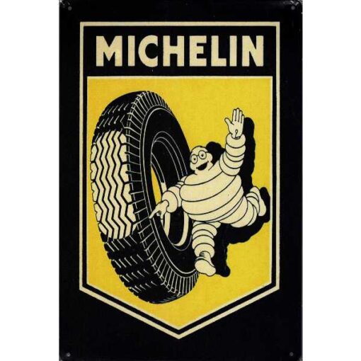 Michelin - metalen bord