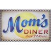 Mom's Diner - metalen bord