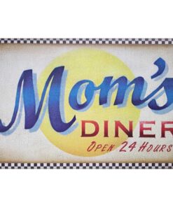 Mom's Diner - metalen bord
