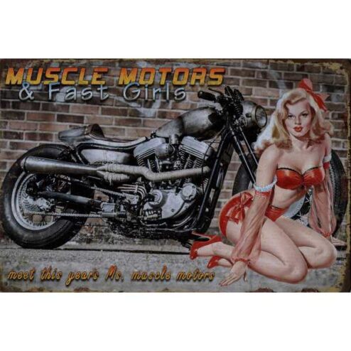 Muscle Motors - metalen bord