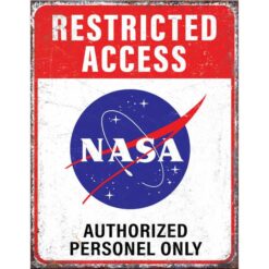 NASA Restricted - metalen bord