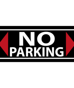 No Parking - metalen bord