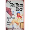 Old Barn Door - metalen bord