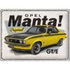Opel Manta GT/E - metalen bord