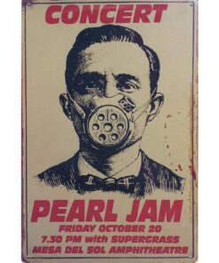 Pearl Jam - metalen bord