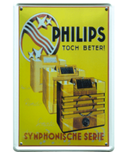 Philips Symphonie - metalen bord