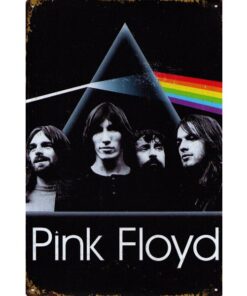 Pink Floyd Dark side of the moon - metalen bord