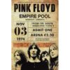 Pink Floyd Wembley - metalen bord