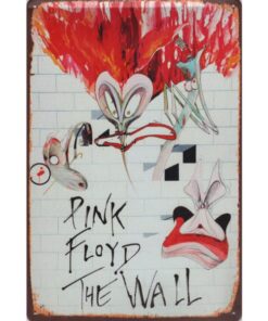 Pink Floyd the Wall - metalen bord