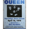 Queen Regis College - metalen bord