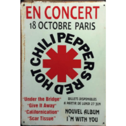 Red Hot Chili Peppers - metalen bord