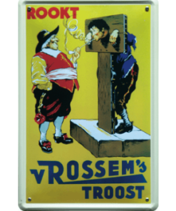 Rossem's Troost - metalen bord