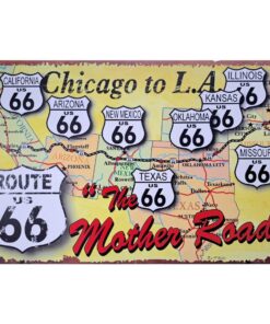 Route 66 - metalen bord