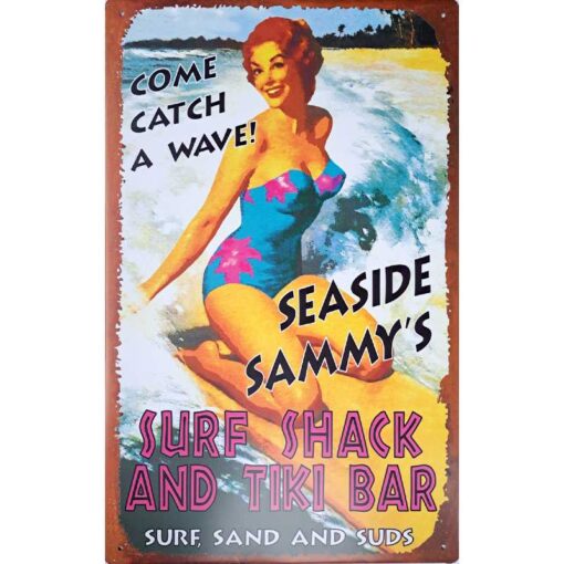 Seaside Sammy's - metalen bord