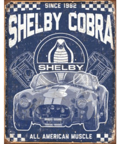 Shelby Cobra - metalen bord