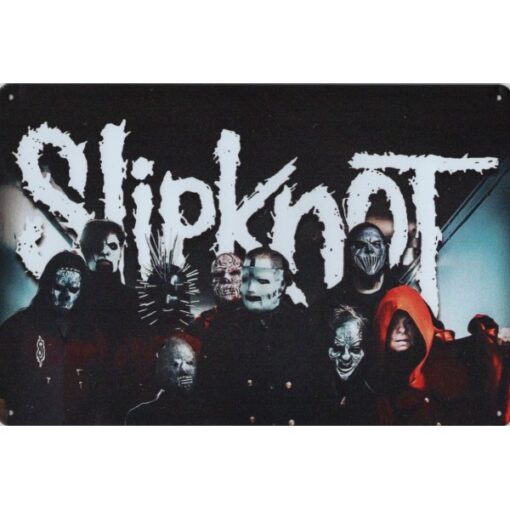 Slipknot - metalen bord