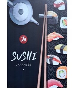 Sushi - metalen bord