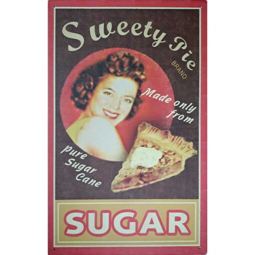 Sweety Pie Sugar - metalen bord