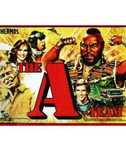TV Serie The A team - metalen bord