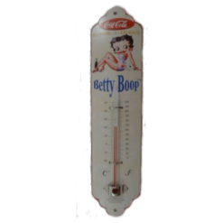 Thermometer Betty Boop - metalen bord