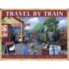 Travel by Train - metalen bord