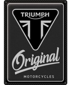 Triumph - Original Motorcycles - metalen bord