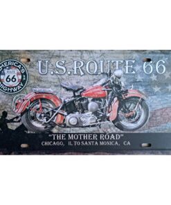 U.S. Route Motor - metalen bord