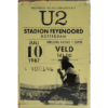 U2 Feyenoord Stadion - metalen bord