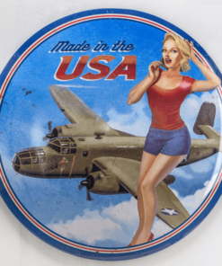 USA Pin-up Dome - metalen bord