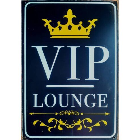 VIP - metalen bord