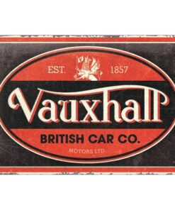 Vauxhall - Vintage Oval - metalen bord