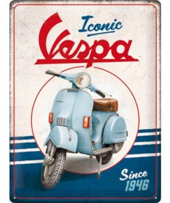Vespa - Iconic since 1946 - metalen bord