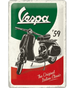 Vespa Original Italian - metalen bord