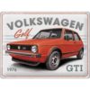 Volkswagen Golf GTI 1976 - metalen bord